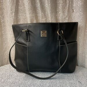 Dooney & Bourke Black Leather Tote